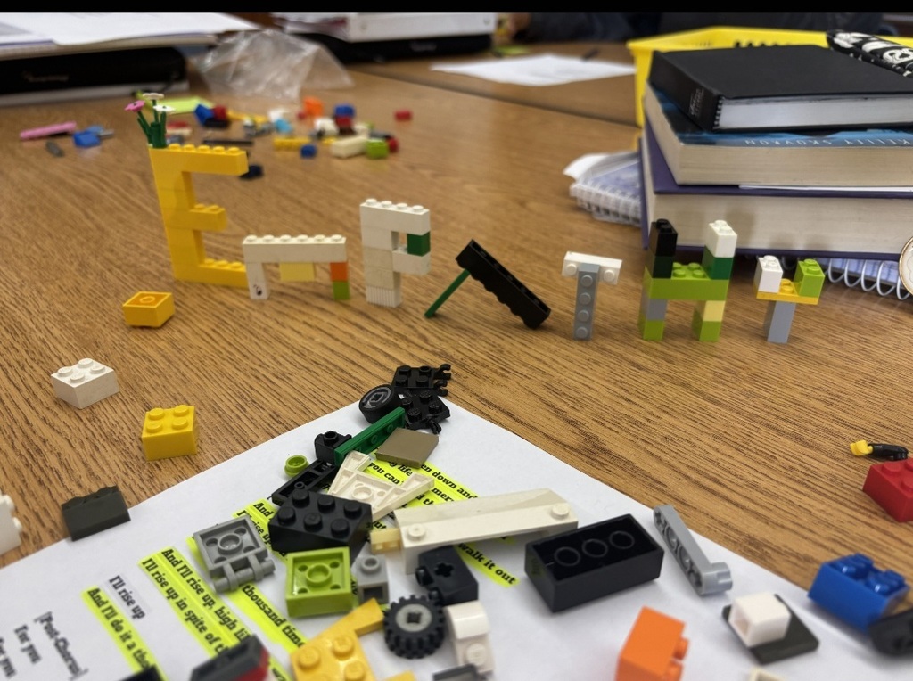 students learning