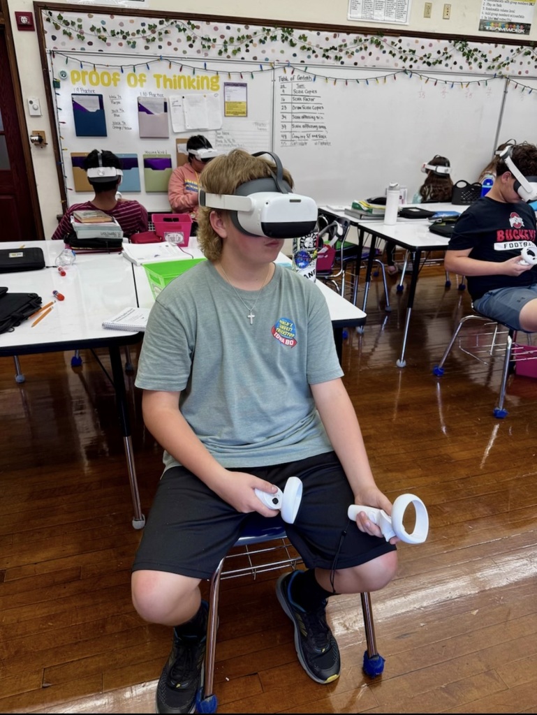 student working