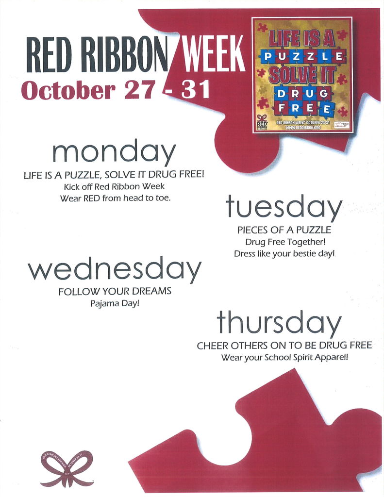 Red Ribbon Week Theme Days