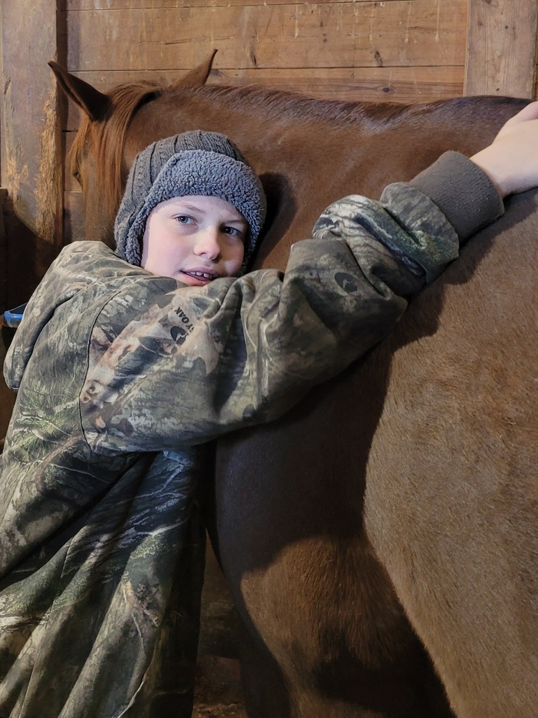 Students visit horse farm