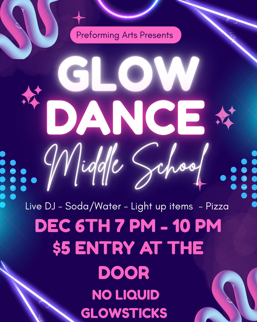 Glow Dance Flyer