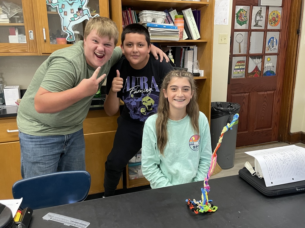students learning