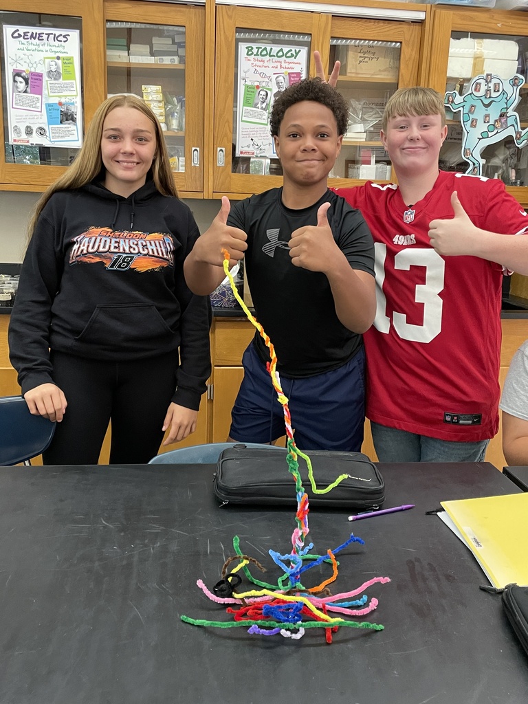 students learning