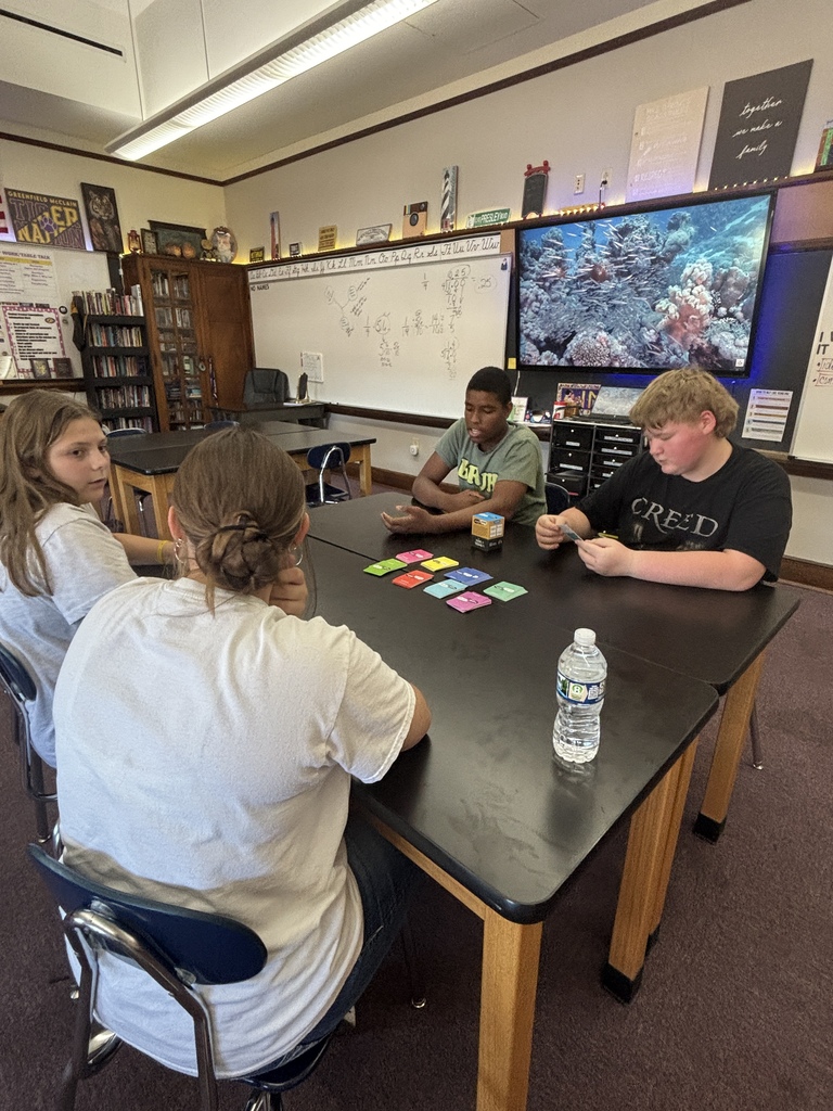 students learning