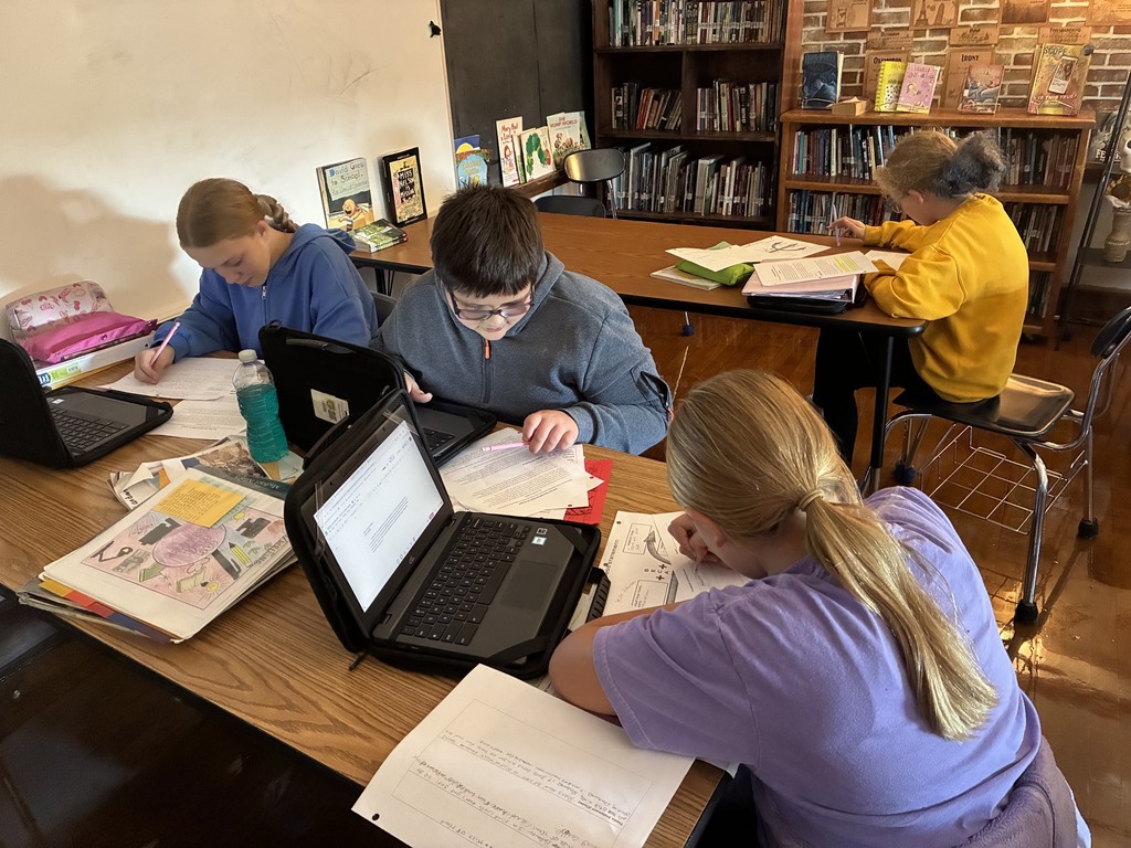 students learning