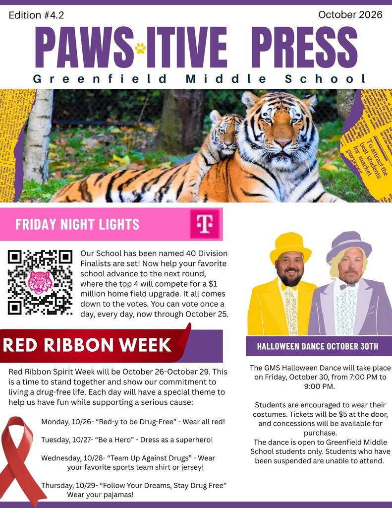 page 1 of the newsletter