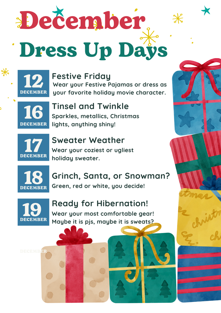 Beige Illustrative Christmas Activity Days Poster (3)