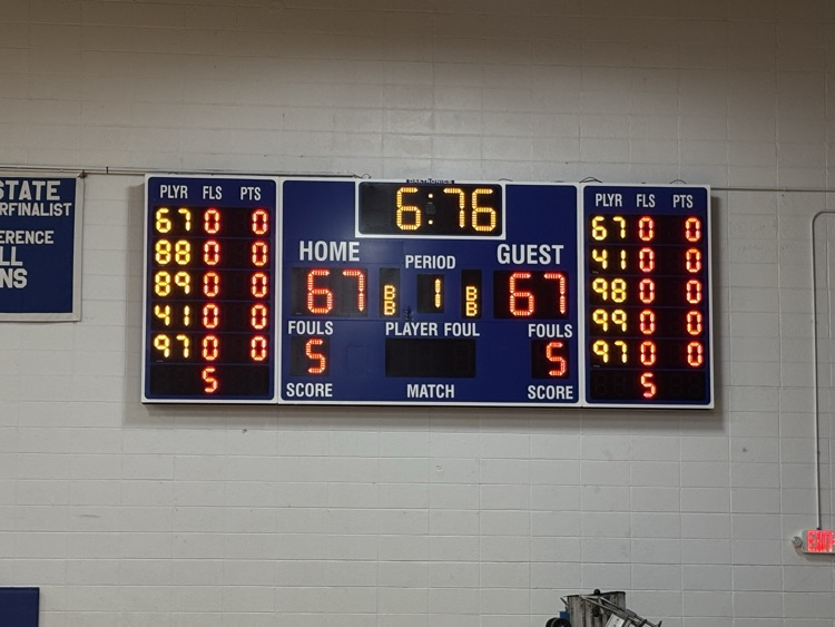 New scoreboards are in! Games will now be at the HS. Go Wildcats!