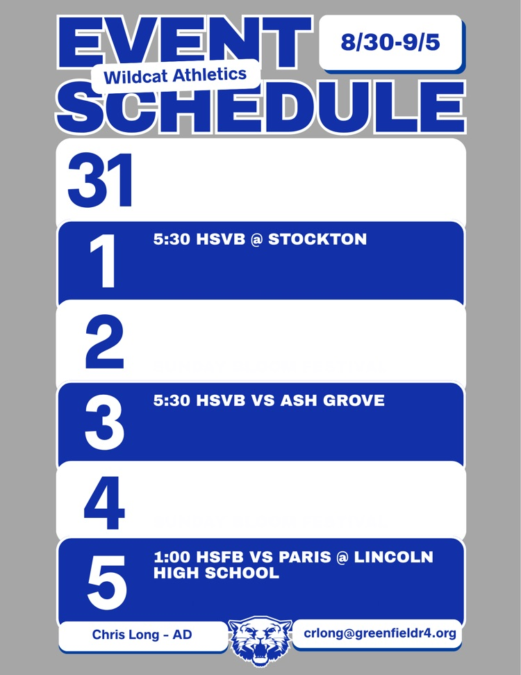 weekly events