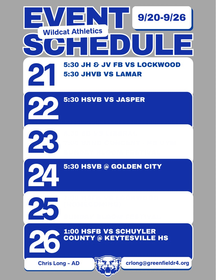 weekly events