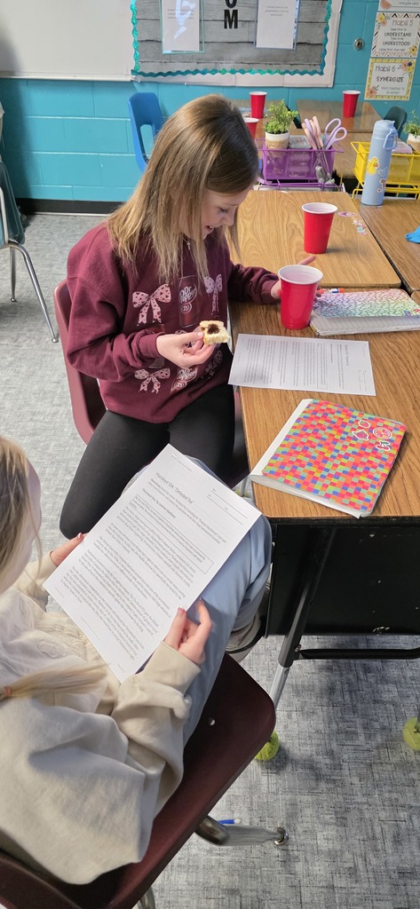 student trying molasses