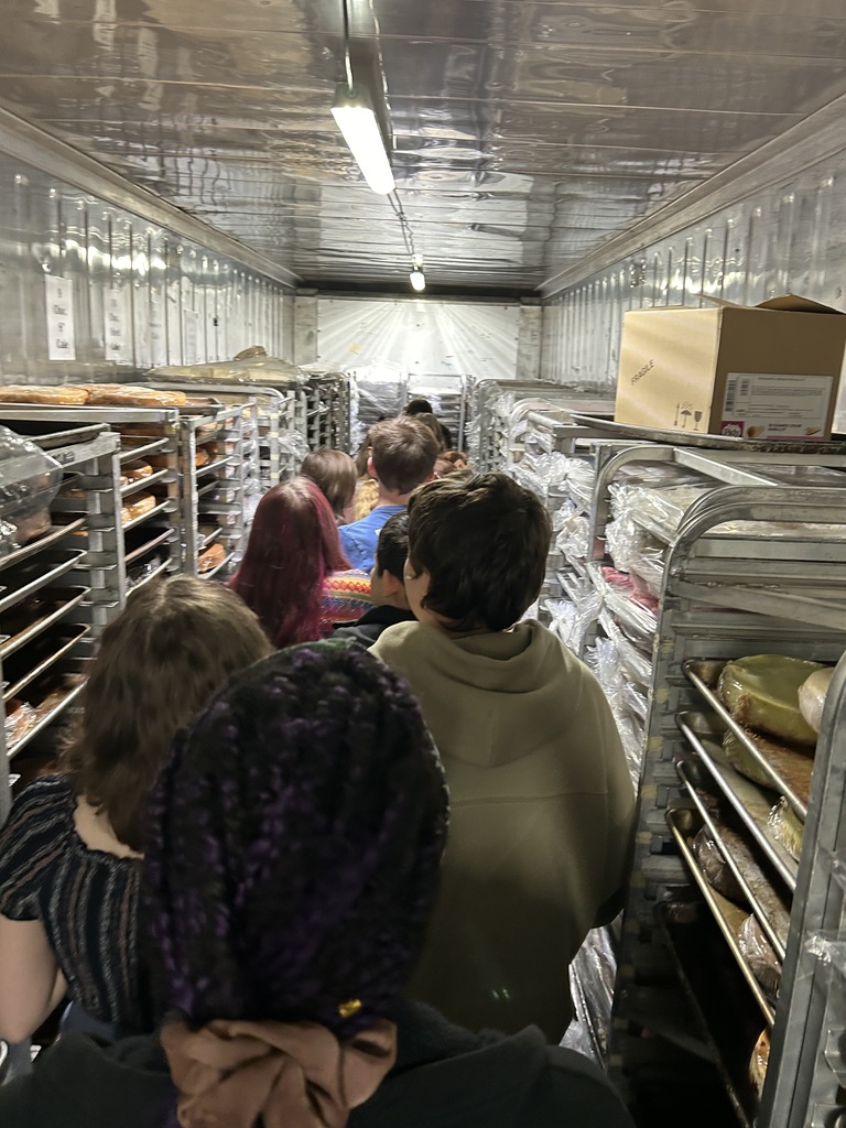 students touring brightwater culinary school