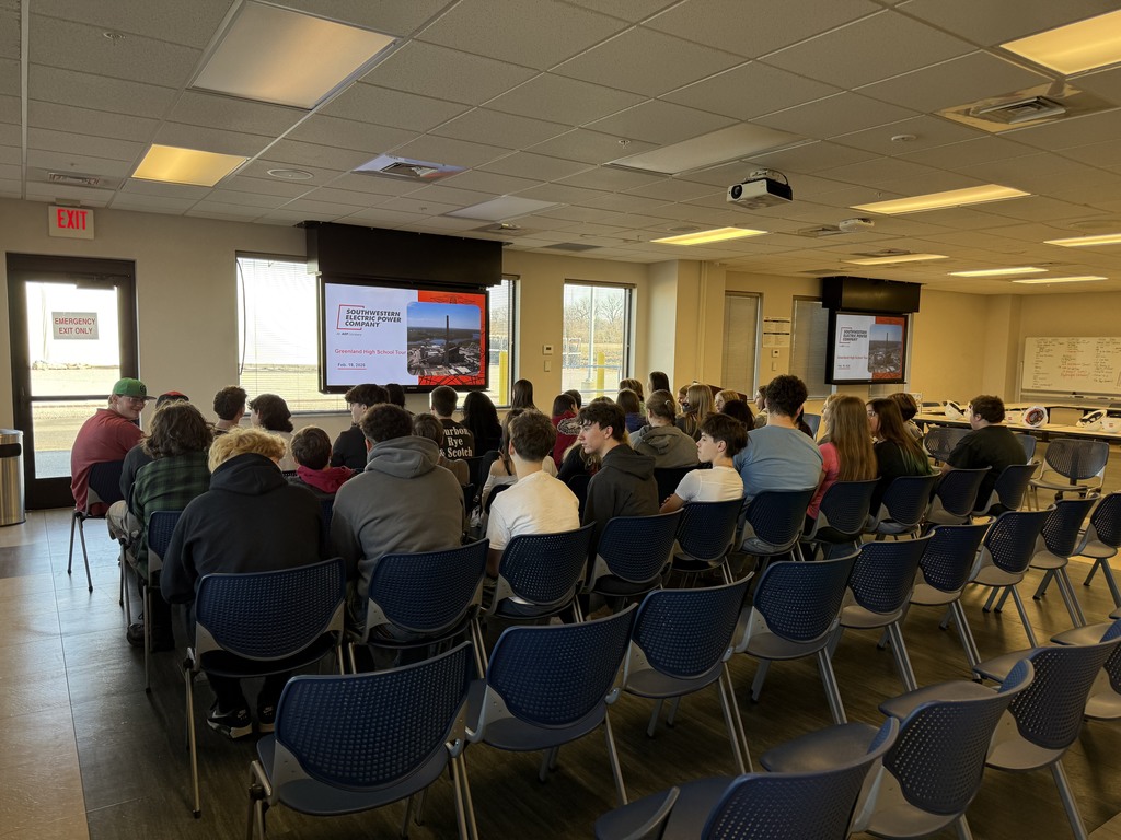 9th graders visiting Flint Creek Power Plant