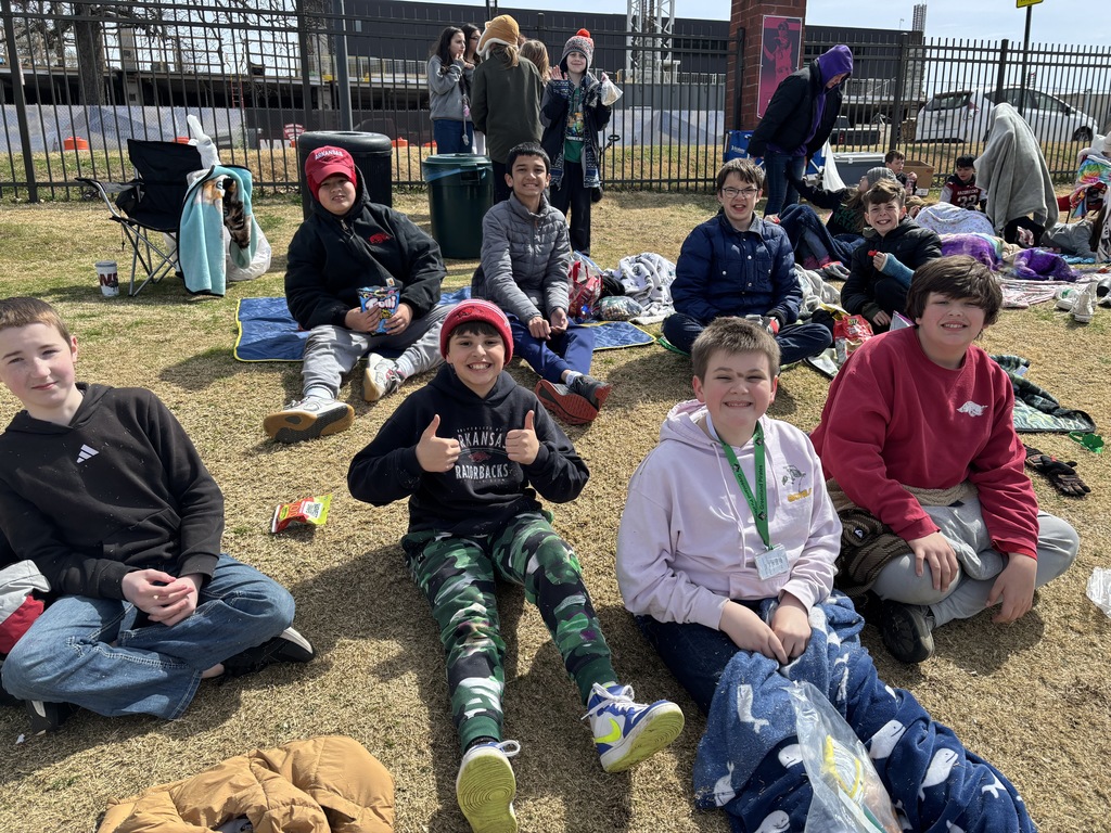 students spectating at the lady razorback softball game