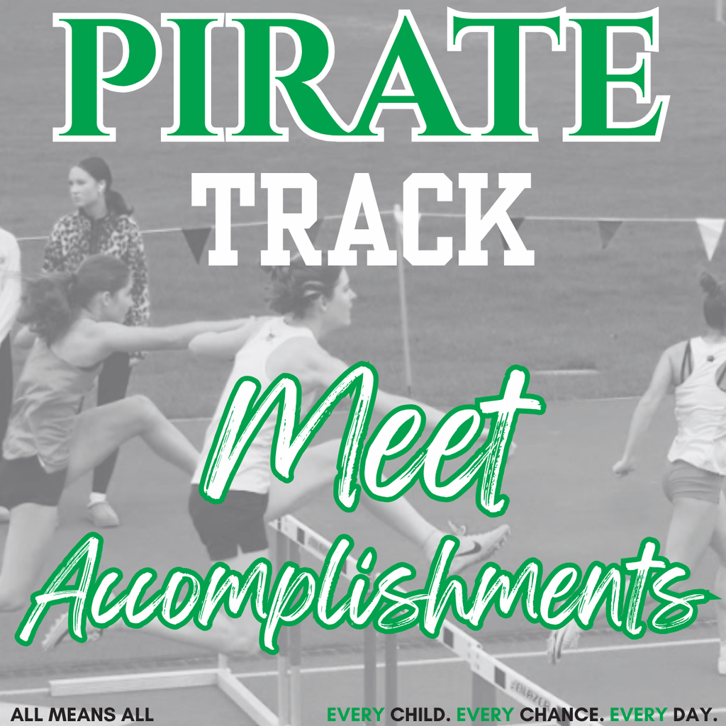 pirate track, meet accomplishments