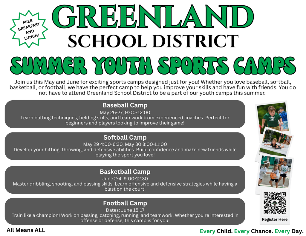 Summer youth sports camps