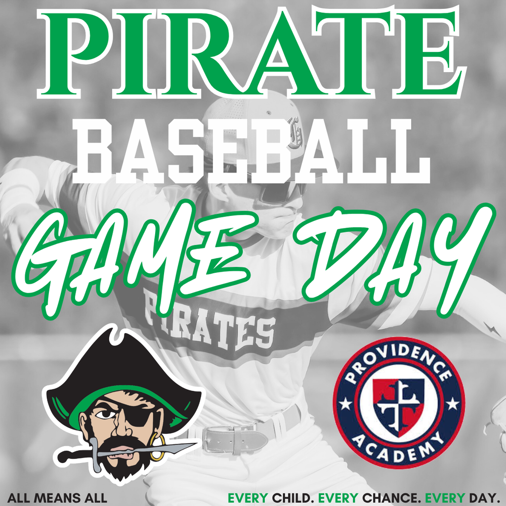 pirate baseball game day pirate mascot providence academy logo