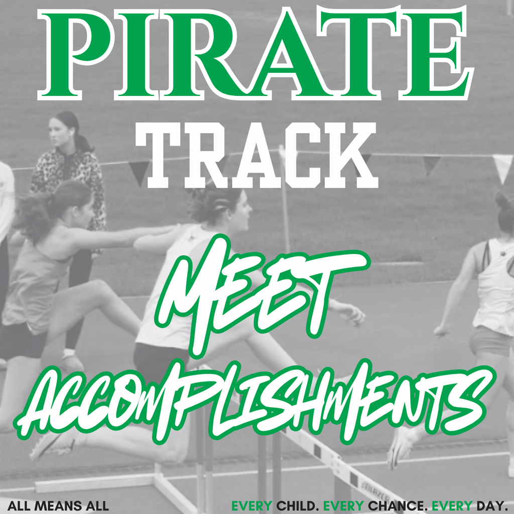 pirate track meet accomplishments
