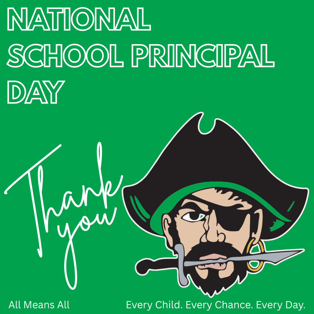 national school principal day thank you with mascot