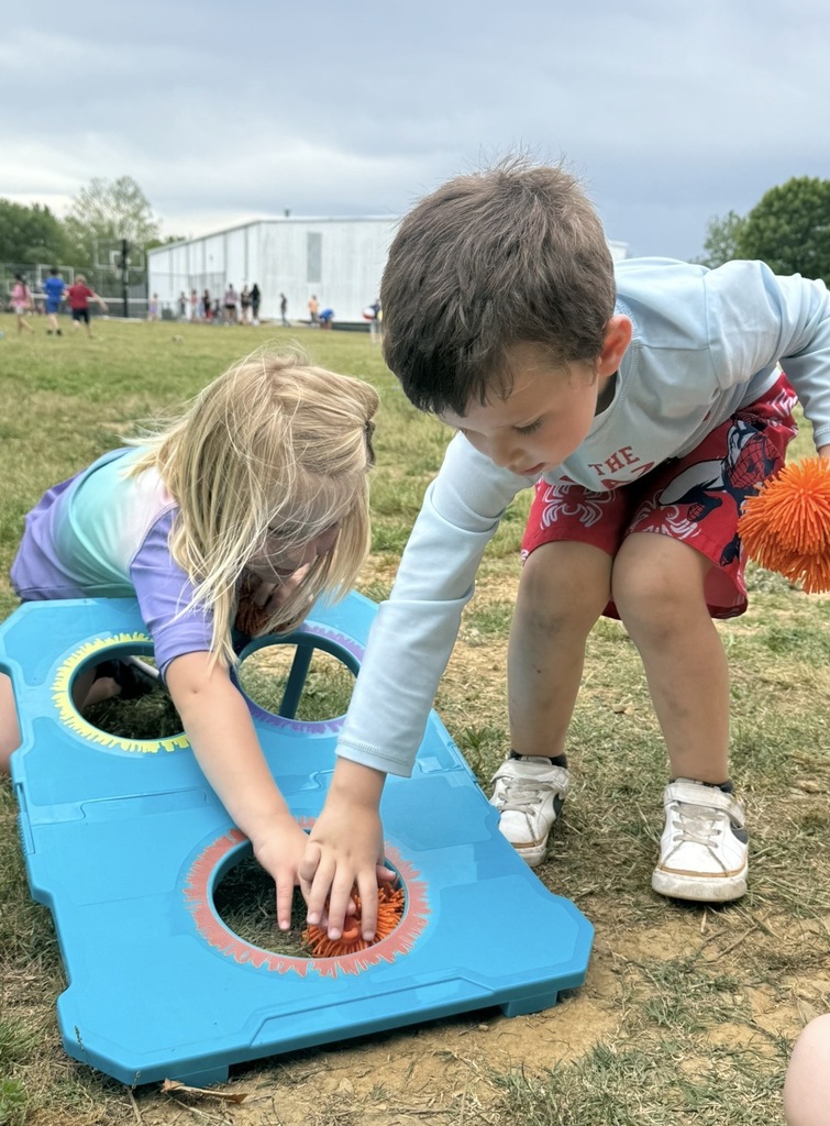 Kids at field day