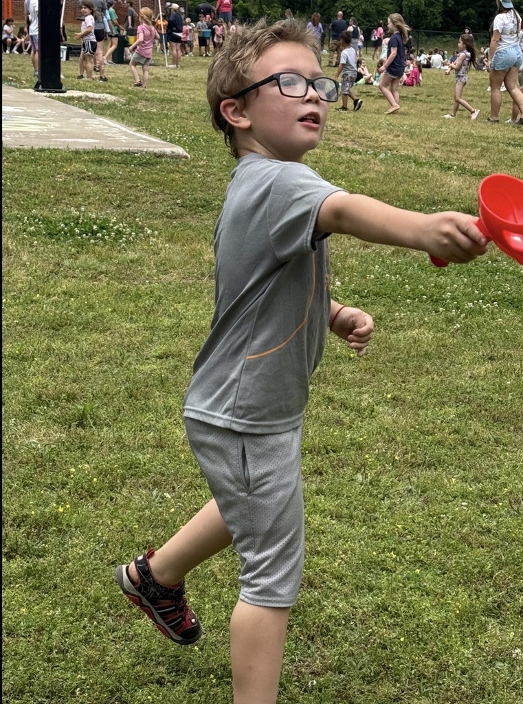 Kids at field day