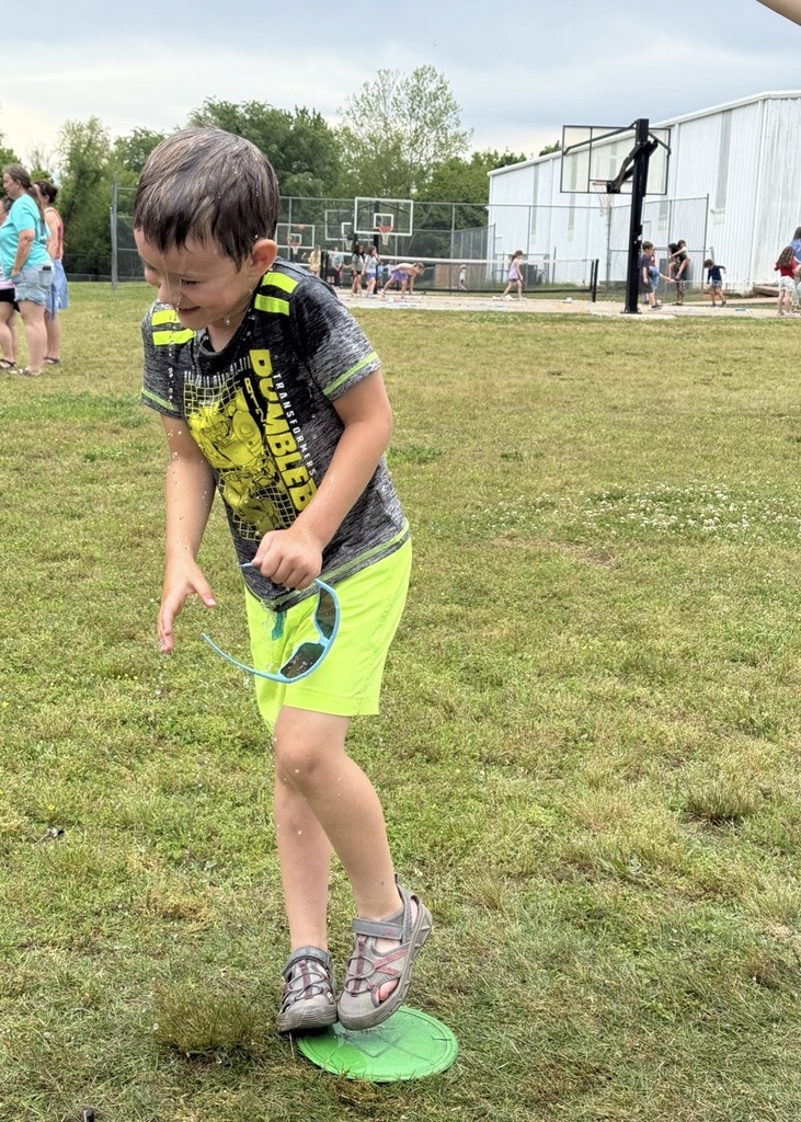 Kids at field day