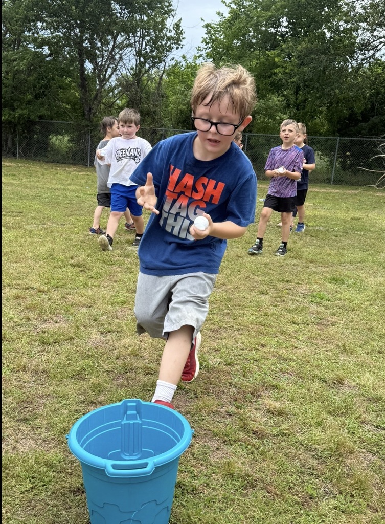 Kids at field day