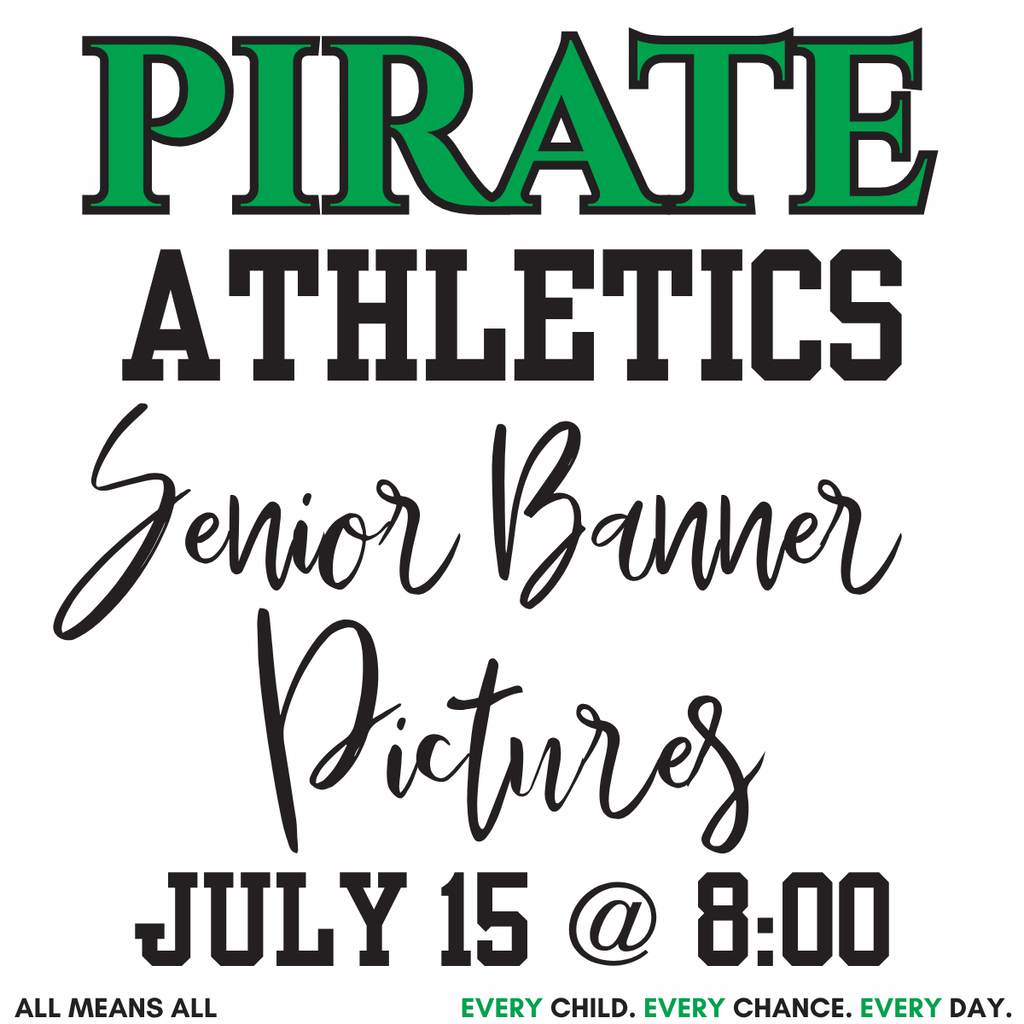 pirate athletics senior banner pictures july 15 8:00