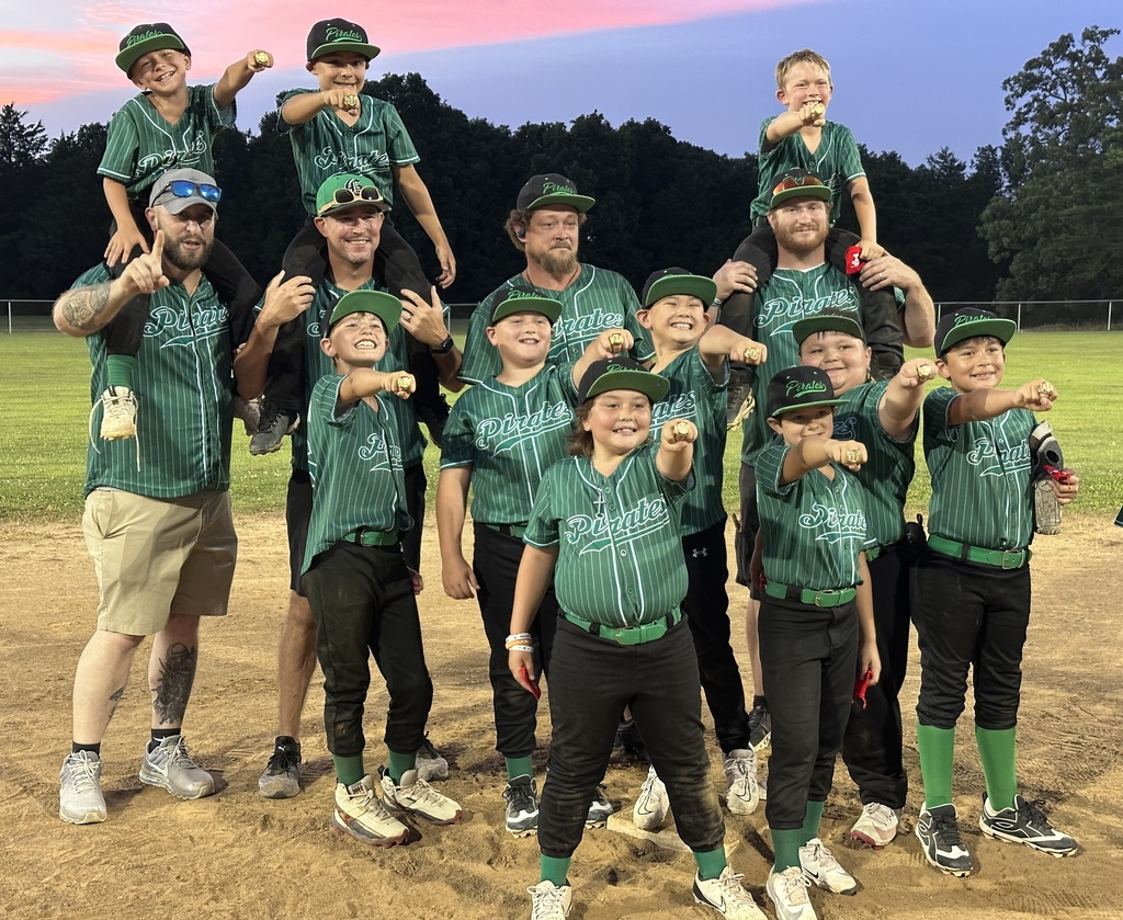 baseball team celebrating