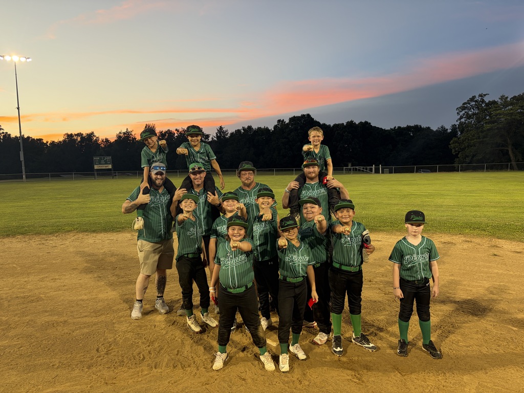 baseball team celebrating