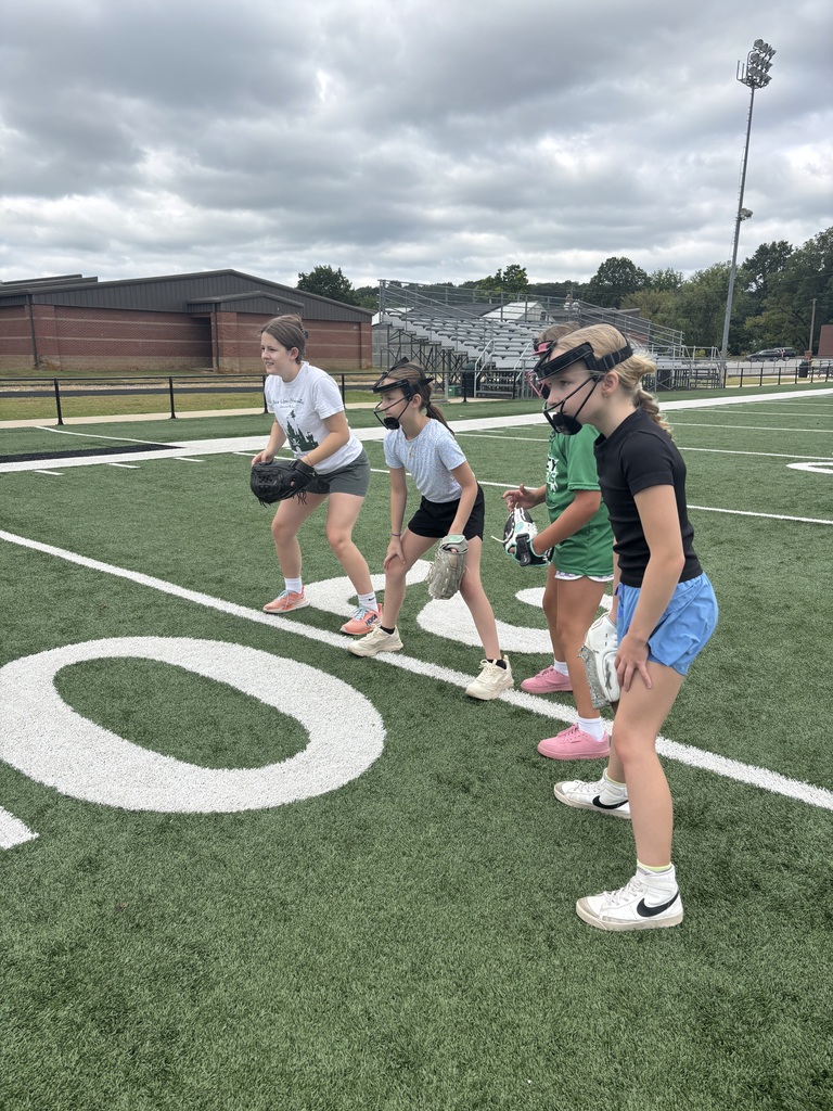 Athletes with gloves on