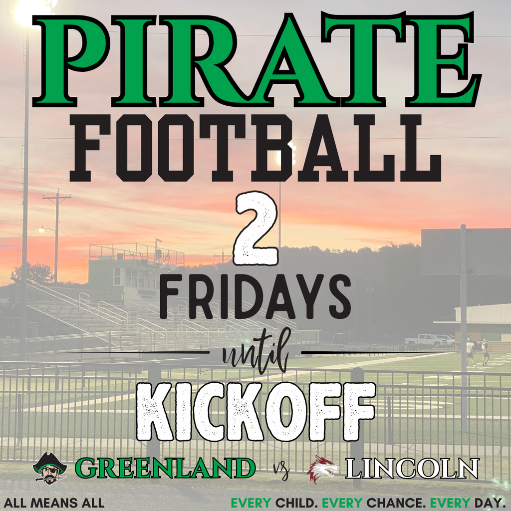 pirate athletics football 6 fridays until kickoff