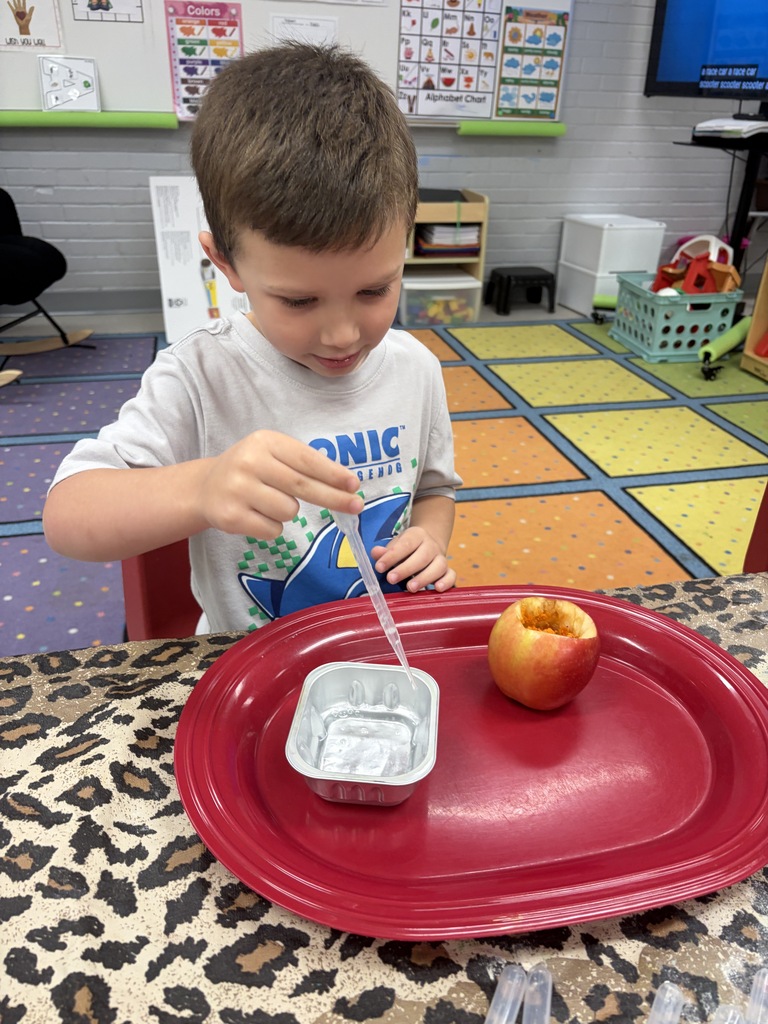 child with apple