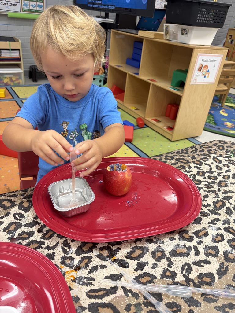 child with apple