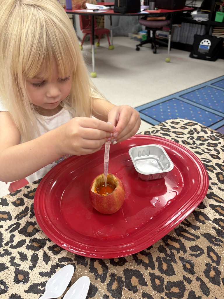 child with apple