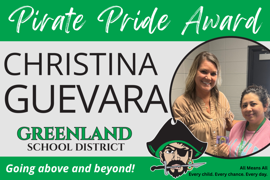 Pirate pride award