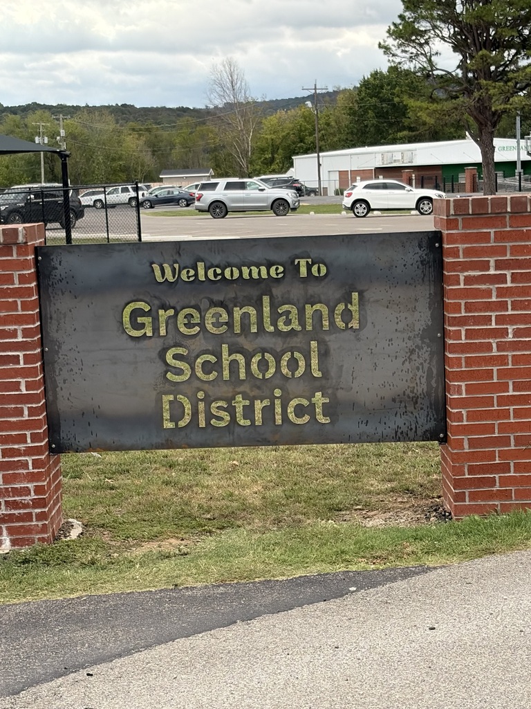 welcome to greenland school district sign