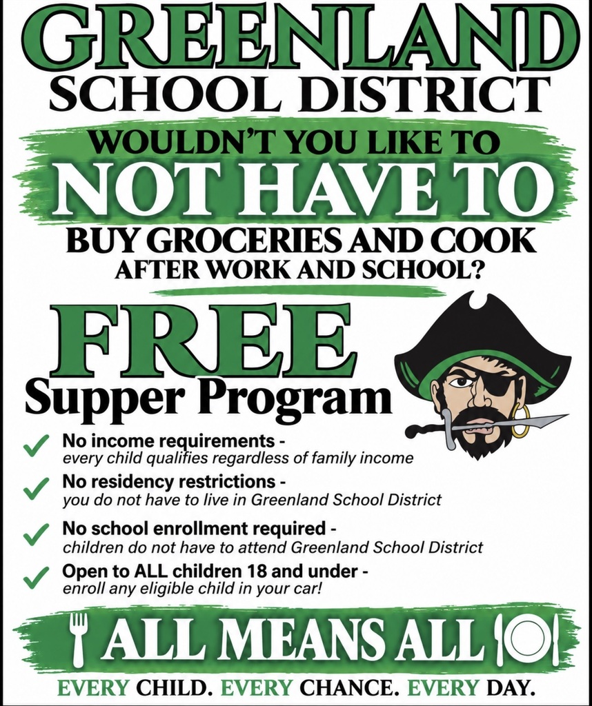free supper program for ages 18 and under