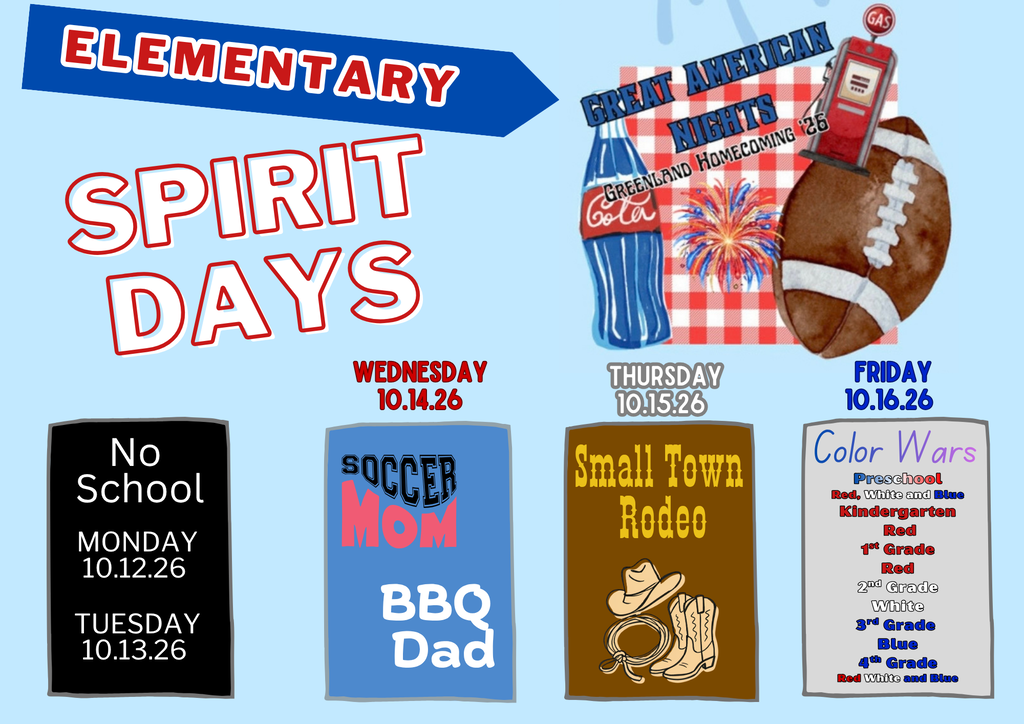elementary homecoming dress up days