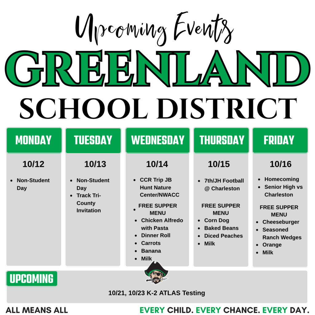 Upcoming events greenland school district