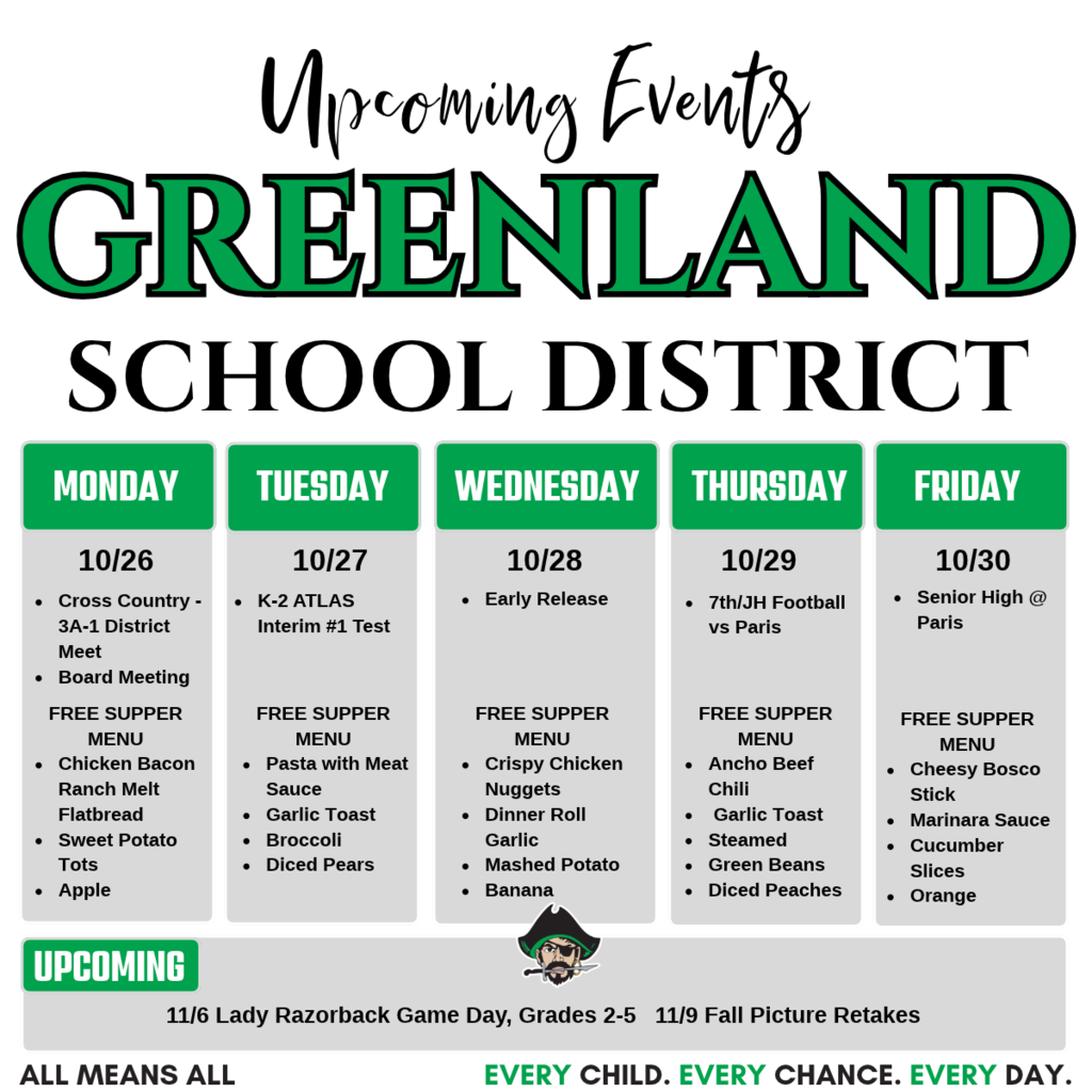 upcoming events greenland school district