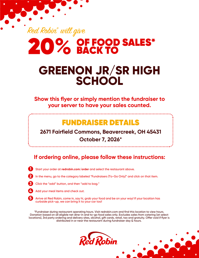 Dine to Donate at Red Robin
