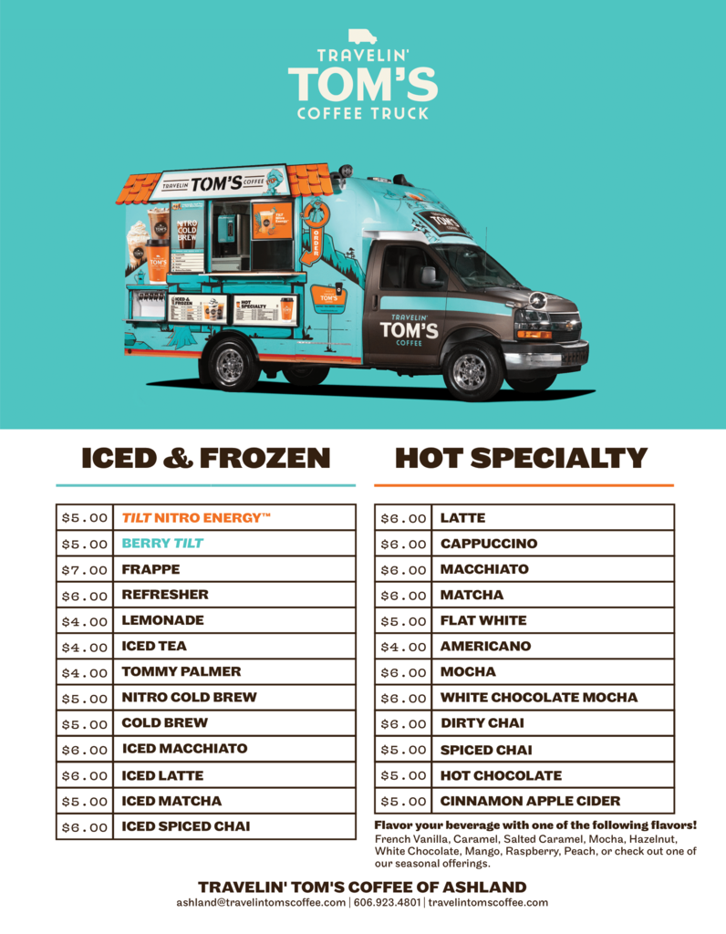 Toms Coffee Price List-1