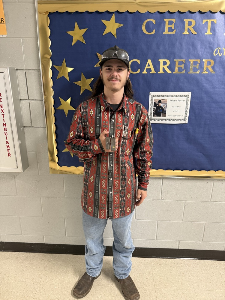 Luke certified in Welding through the KY DOT 3-G?