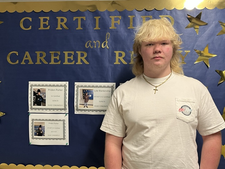 Zane earned ANOTHER ASE Certification in Auto!