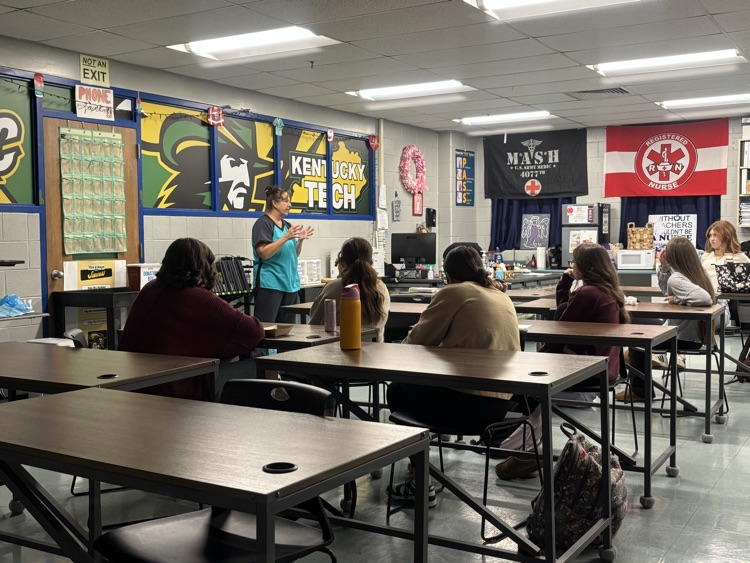 Mrs Jill Iery - Sharing about Hospice care with our Healthcare students!