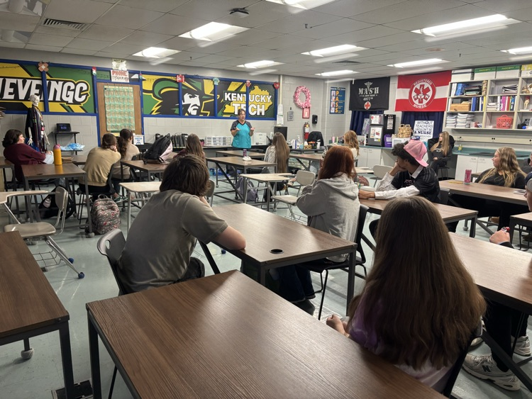 Mrs Jill Iery - Sharing about Hospice care with our Healthcare students!