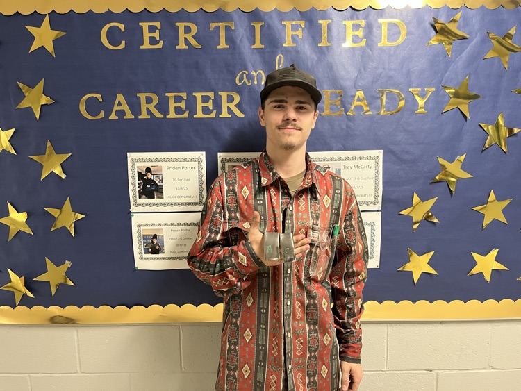 Luke Blankenship earned his KY DOT 4G Cert!