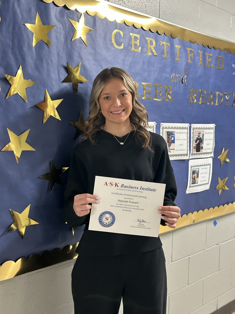 Hannah Frasure - ASK Certified!