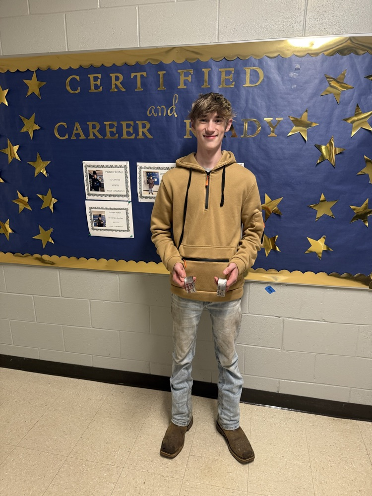 Jayden is KY DOT 3-G certified!